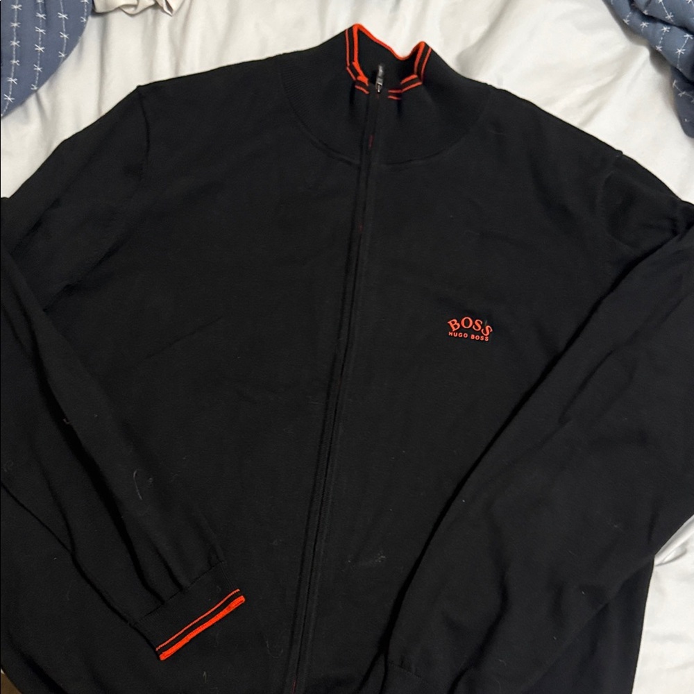 Boss Black Jacket with Red Details